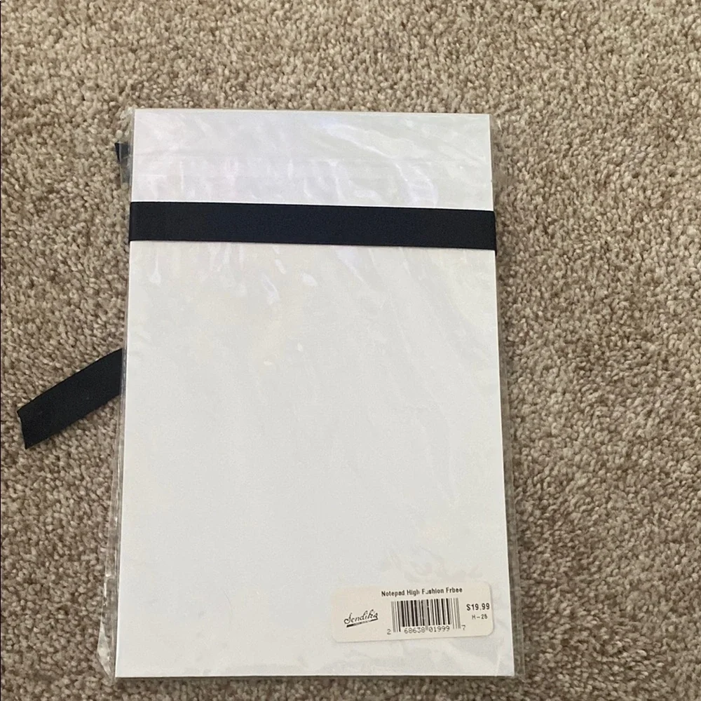 Prada Marfa (Sendiks) White Notepad with Black Ribbon - Picture 4 of 4